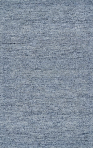 Momeni James JAM-1 Hand Tufted Contemporary Solid Indoor Area Rug Denim 9' x 12' JAMESJAM-1DNM90C0