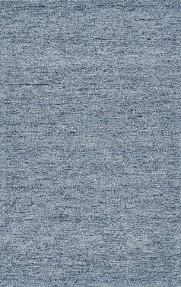 Momeni James JAM-1 Hand Tufted Contemporary Solid Indoor Area Rug Denim 9' x 12' JAMESJAM-1DNM90C0