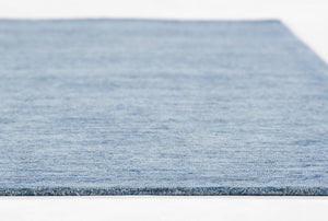 Momeni James JAM-1 Hand Tufted Contemporary Solid Indoor Area Rug Denim 9' x 12' JAMESJAM-1DNM90C0