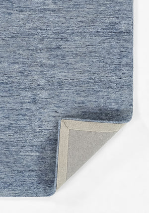 Momeni James JAM-1 Hand Tufted Contemporary Solid Indoor Area Rug Denim 9' x 12' JAMESJAM-1DNM90C0