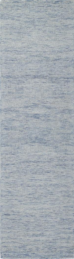 Momeni James JAM-1 Hand Tufted Contemporary Solid Indoor Area Rug Light Blue 9' x 12' JAMESJAM-1LBL90C0