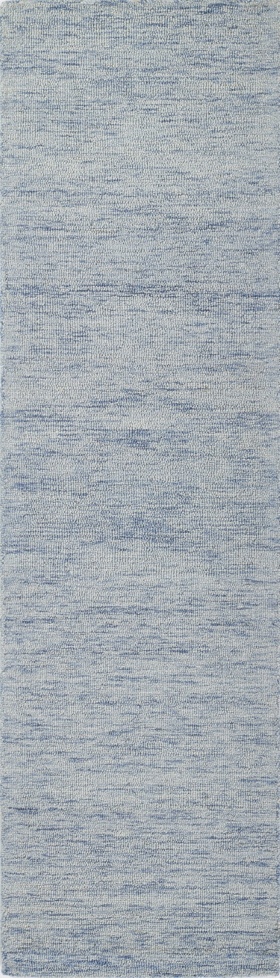 Momeni James JAM-1 Hand Tufted Contemporary Solid Indoor Area Rug Light Blue 9' x 12' JAMESJAM-1LBL90C0
