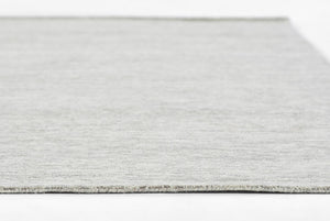 Momeni James JAM-1 Hand Tufted Contemporary Solid Indoor Area Rug Light Grey 9' x 12' JAMESJAM-1LGY90C0