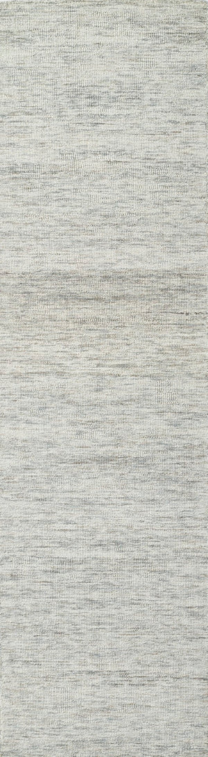 Momeni James JAM-1 Hand Tufted Contemporary Solid Indoor Area Rug Light Grey 9' x 12' JAMESJAM-1LGY90C0