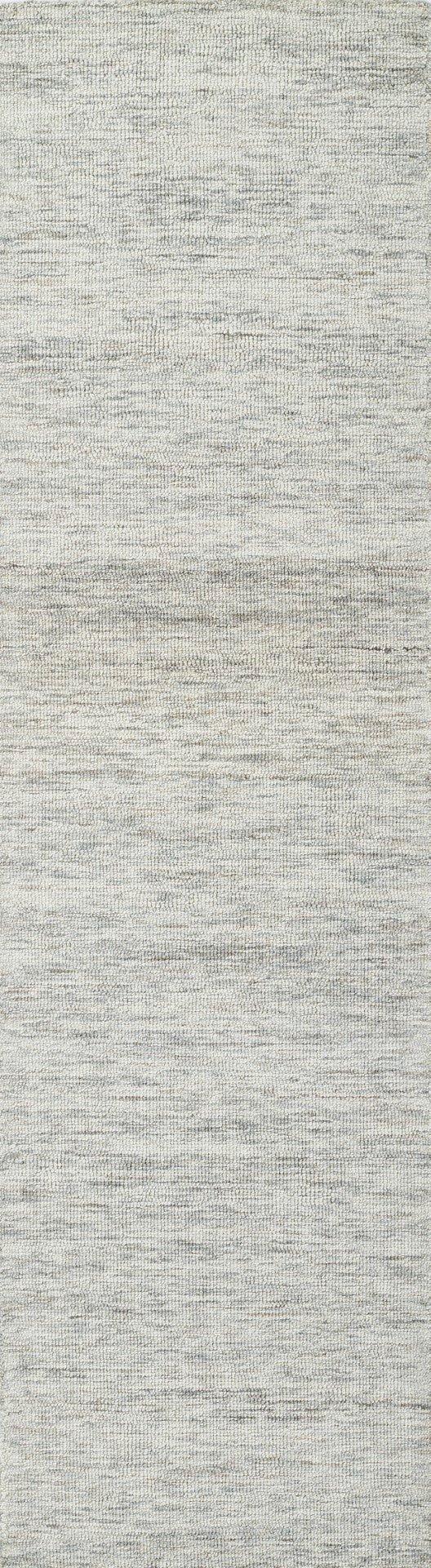 Momeni James JAM-1 Hand Tufted Contemporary Solid Indoor Area Rug Light Grey 9' x 12' JAMESJAM-1LGY90C0