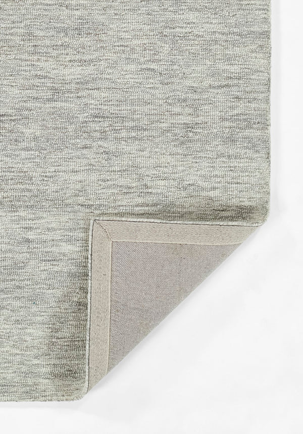 Momeni James JAM-1 Hand Tufted Contemporary Solid Indoor Area Rug Light Grey 9' x 12' JAMESJAM-1LGY90C0