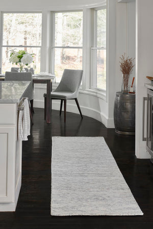 Momeni James JAM-1 Hand Tufted Contemporary Solid Indoor Area Rug Light Grey 9' x 12' JAMESJAM-1LGY90C0