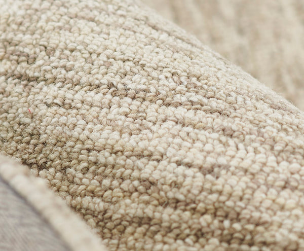 Momeni James JAM-1 Hand Tufted Contemporary Solid Indoor Area Rug Natural 9' x 12' JAMESJAM-1NAT90C0