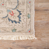 Jaipur Living Hacci Hand-Knotted Floral Cream/ Blue Area Rug (10'X14')