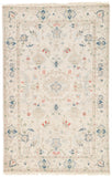 Jaipur Revival Collection JAR01 Hacci 100% Wool Handmade Traditional Floral Rug