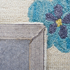 Safavieh Jardin 151 Hand Tufted 100% Wool Pile Rug Ivory / Pink JAR151A-5