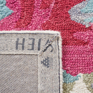 Safavieh Jardin 151 Hand Tufted 100% Wool Pile Rug Ivory / Pink JAR151A-8