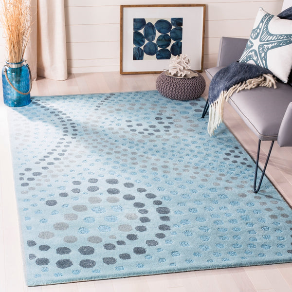 Jar453 Luxurious Hand Tufted Wool Pile Rug for Cozy Living Spaces - Timeless Style & Comfort