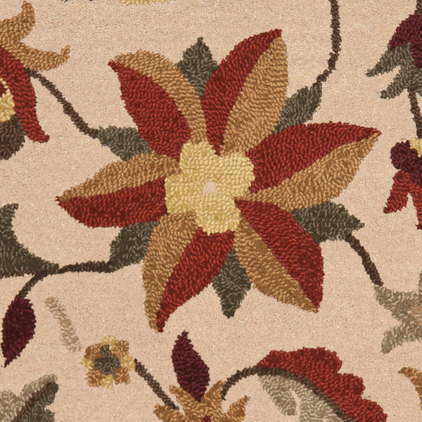 Jar457 Luxurious Wool Pile Hand Tufted Rug for Elegant Home Décor - Soft, Durable, and Timeless