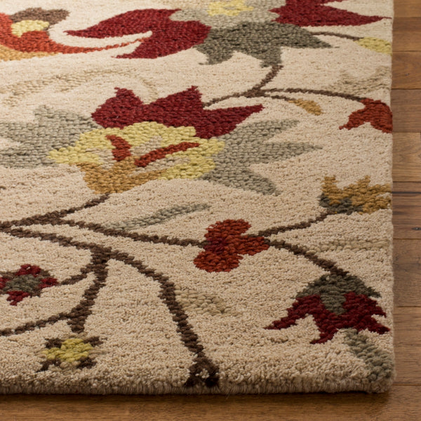 Jar457 Luxurious Wool Pile Hand Tufted Rug for Elegant Home Décor - Soft, Durable, and Timeless