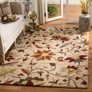Jar457 Luxurious Wool Pile Hand Tufted Rug for Elegant Home Décor - Soft, Durable, and Timeless