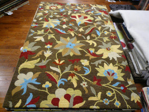Jar457 Luxurious Wool Pile Hand Tufted Rug for Elegant Home Décor - Soft, Durable, and Timeless