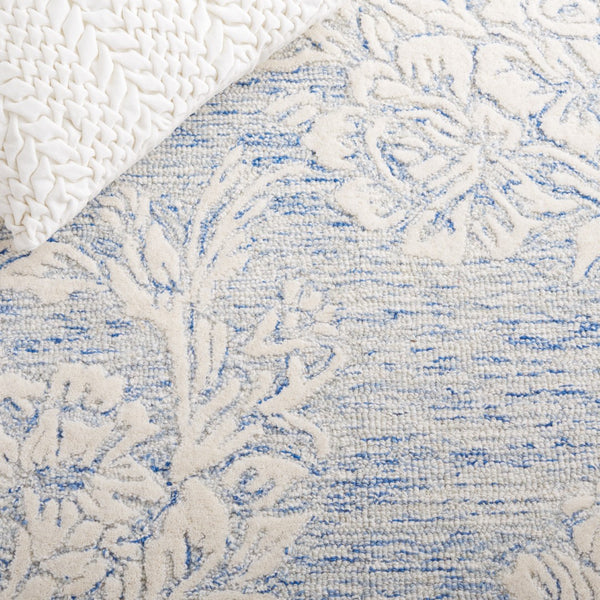 Safavieh Jardin 733 Hand Tufted 80% Wool/ 20% Cotton with Cotton backing Floral Rug JAR733M-8