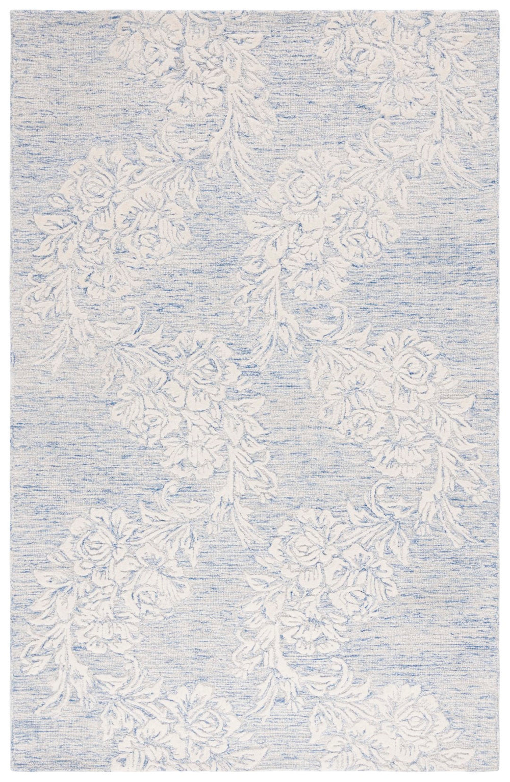 Safavieh Jardin 733 Hand Tufted 80% Wool/ 20% Cotton with Cotton backing Floral Rug JAR733M-8