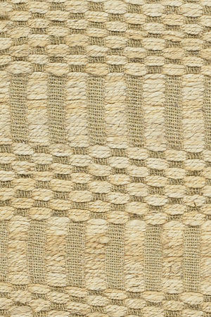 Chandra Rugs Jazz 65% Cotton + 35% Jute Hand-Woven Contemporary Reversible Rug Natural 7'9 x 10'6