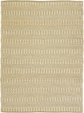 Chandra Rugs Jazz 65% Cotton + 35% Jute Hand-Woven Contemporary Reversible Rug Natural 7'9 x 10'6