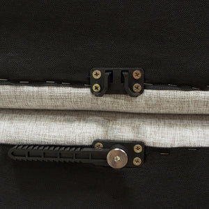 Jazz Modular 3-Seater Chaise Sectional with Adjustable Backrests in Light Brown Fabric by Diamond Sofa