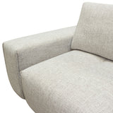 Jazz Modular 2-Seater with Adjustable Backrests in Light Brown Fabric by Diamond Sofa