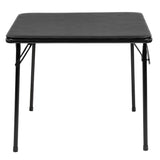English Elm EE2033 Classic Commercial Grade Kids Game and Activity Folding Table Black EEV-14685