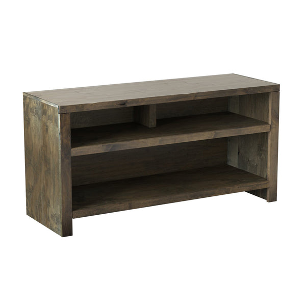 Legends Furniture Traditional Rustic Cubby TV Stand for TV's up to 50 Inches, Barn Wood JC1208.BNW