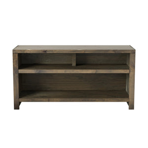 Legends Furniture Traditional Rustic Cubby TV Stand for TV's up to 50 Inches, Barn Wood JC1208.BNW