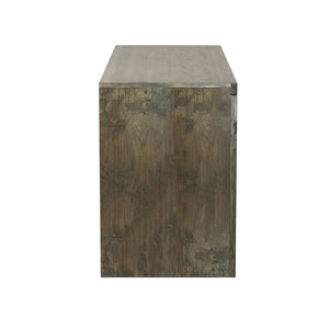 Legends Furniture Traditional Rustic Cubby TV Stand for TV's up to 50 Inches, Barn Wood JC1208.BNW