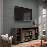 Legends Furniture Traditional Rustic TV Stand for TV's up to 80 Inches, Fully Assembled JC1275.BNW