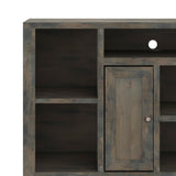 Legends Furniture Traditional Rustic TV Stand for TV's up to 80 Inches, Fully Assembled JC1275.BNW