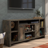 Legends Furniture Traditional Rustic TV Stand for TV's up to 80 Inches, Fully Assembled JC1275.BNW