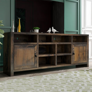 Legends Furniture Traditional Rustic TV Stand for TV's up to 90 Inches, Fully Assembled JC1284.BNW