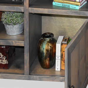 Legends Furniture Traditional Rustic TV Stand for TV's up to 90 Inches, Fully Assembled JC1284.BNW