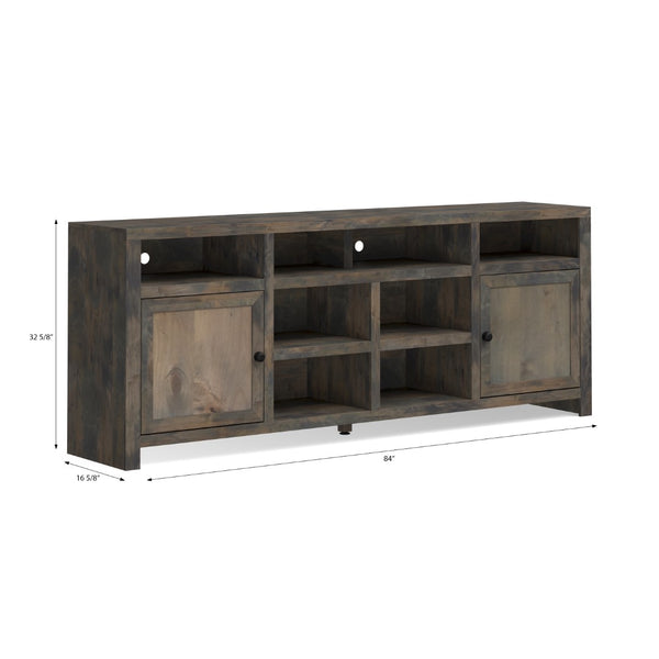 Legends Furniture Traditional Rustic TV Stand for TV's up to 90 Inches, Fully Assembled JC1284.BNW