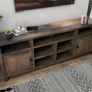 Legends Furniture Traditional Rustic TV Stand for TV's up to 90 Inches, Fully Assembled JC1284.BNW