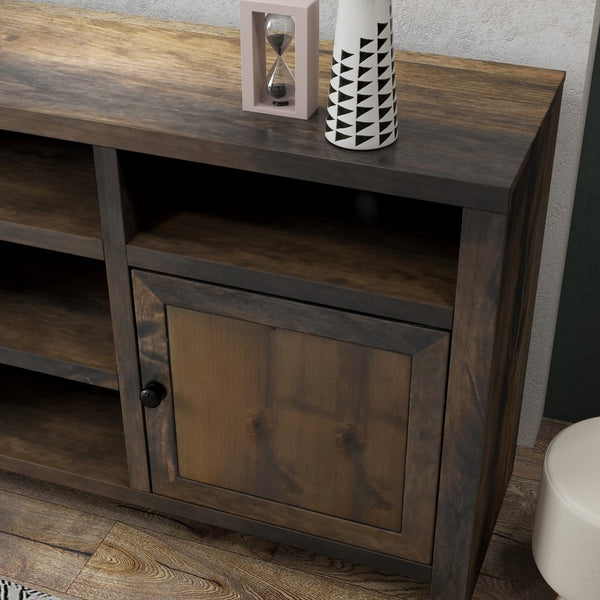 Legends Furniture Traditional Rustic TV Stand for TV's up to 90 Inches, Fully Assembled JC1284.BNW