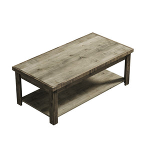 Legends Furniture Traditional Rustic Storage Coffee Table, Fully Assembled JC4210.BNW