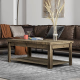 Legends Furniture Traditional Rustic Storage Coffee Table, Fully Assembled JC4210.BNW