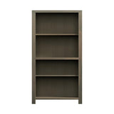 Traditional Rustic Home Office Bookcase, Fully Assembled