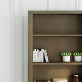 Legends Furniture Traditional Rustic Home Office Bookcase, Fully Assembled JC6684.BNW