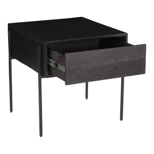 Moe's Home Tobin Side Table Charcoal JD-1002-07