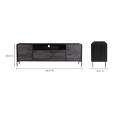 Moe's Home Tobin Entertainment Unit Charcoal JD-1004-07