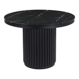 Moe's Home Tower Dining Table Black Marble JD-1034-02