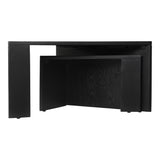 Moe's Home Aton Nesting Coffee Table Set Of 2 Black JD-1065-02