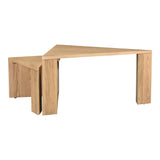 Moe's Home Aton Nesting Coffee Table Set Of 2 Natural JD-1065-24