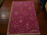 Jamie Drake Jdk372 Hand Knotted Silk And Wool Rug in Assorted 6ft x 9ft