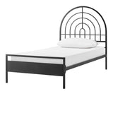 Walker Edison Jody Contemporary/Urban Contemporary Metal Twin Bed JDYB3CBL